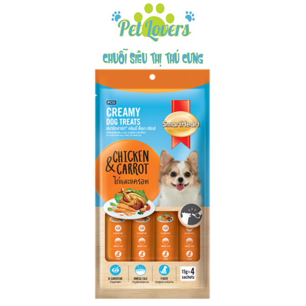 Smartheart sốt thưởng cho chó 60g
