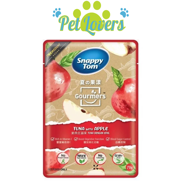 Pate Snappy Tom Cá ngừ mix trái cây cho mèo 70g