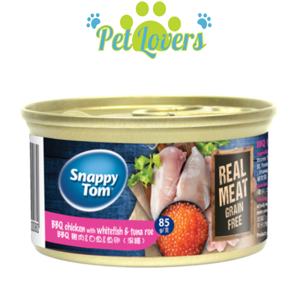 Pate Snappy Tom cho mèo lon 85g