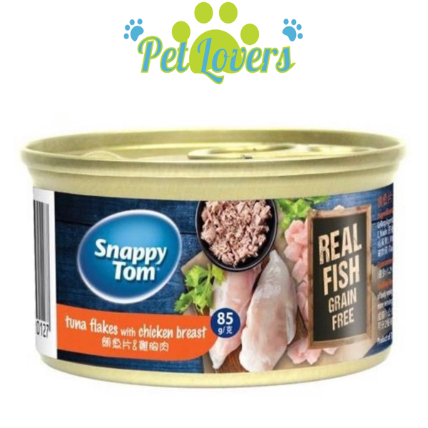Pate Snappy Tom cho mèo lon 85g