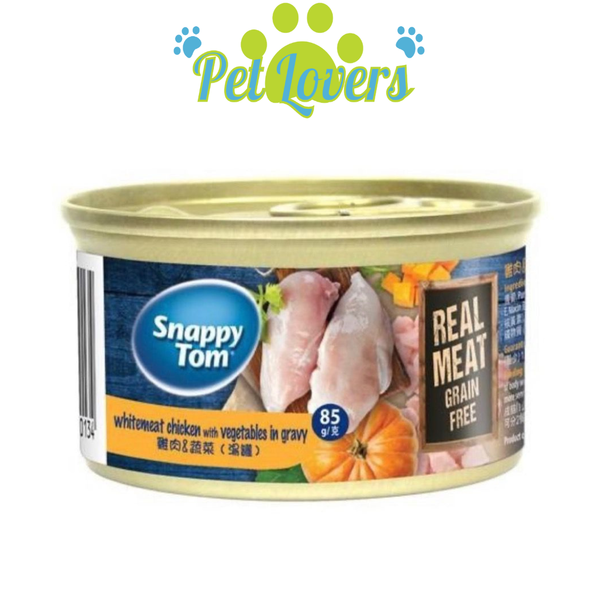Pate Snappy Tom cho mèo lon 85g