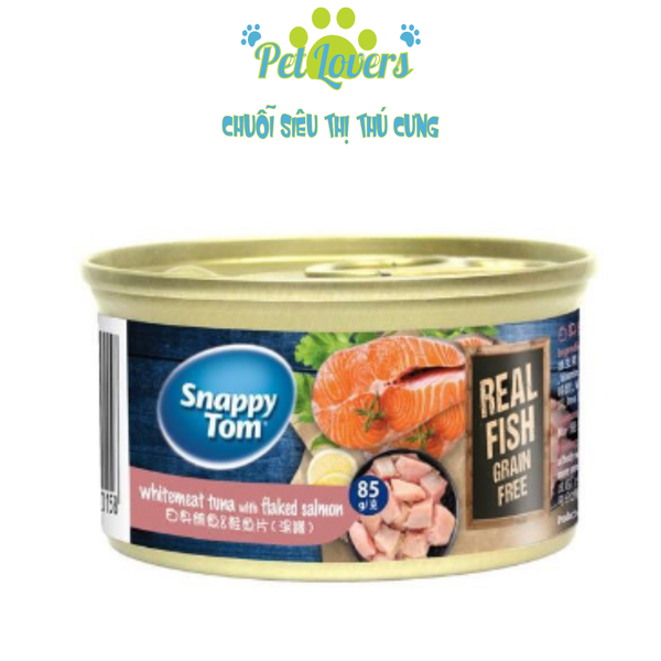 Pate Snappy Tom cho mèo lon 85g