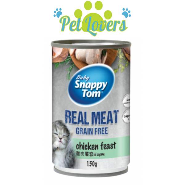 Pate Snappy Tom lon cho mèo 150g