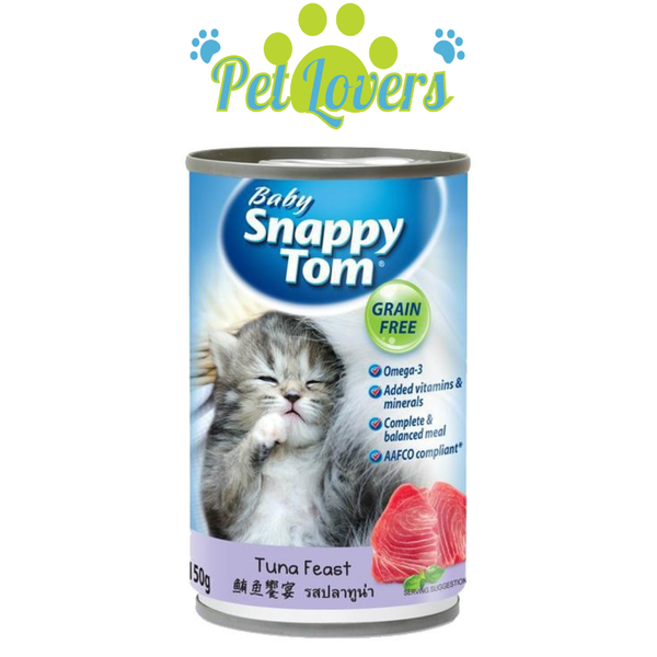 Pate Snappy Tom lon cho mèo 150g