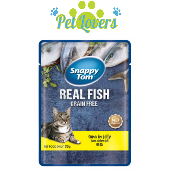 Pate Snappy Tom Real Fish cho mèo 85g
