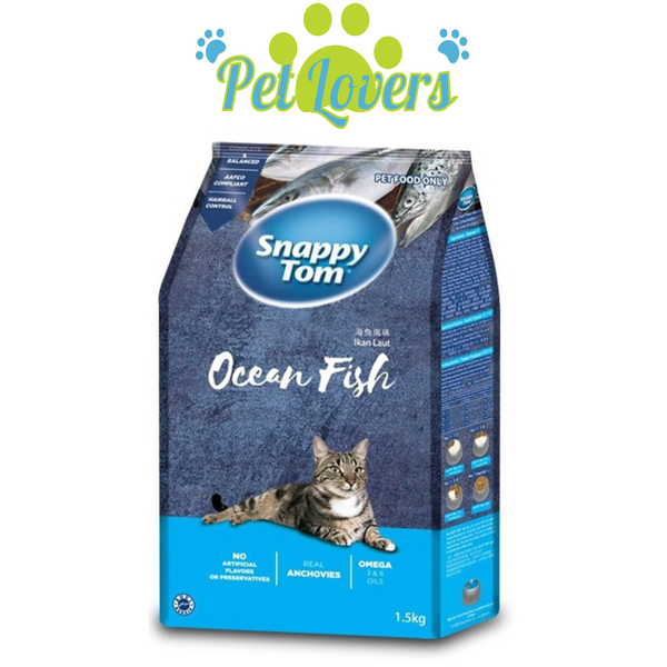 Thức ăn hạt Snappy Tom cho mèo 1.5kg