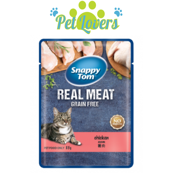 Pate Snappy Tom Real Fish cho mèo 85g