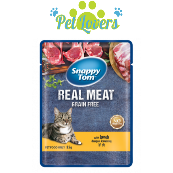 Pate Snappy Tom Real Fish cho mèo 85g