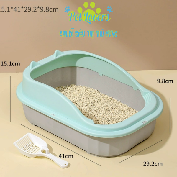 Thau cát tai mèo phối 2 màu size 42cm