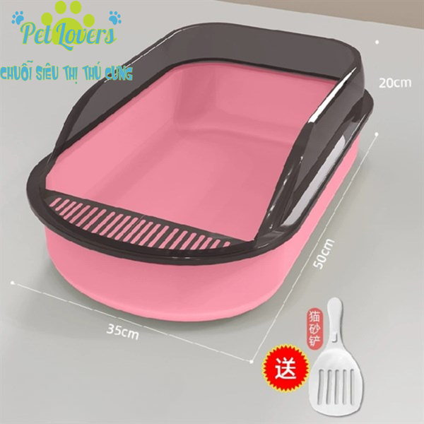 Thau cát nhiều màu viền xám 50*35*20cm
