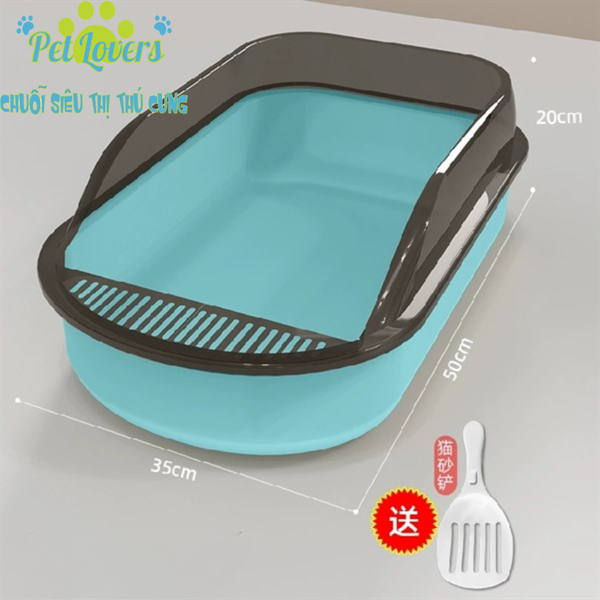 Thau cát nhiều màu viền xám 50*35*20cm