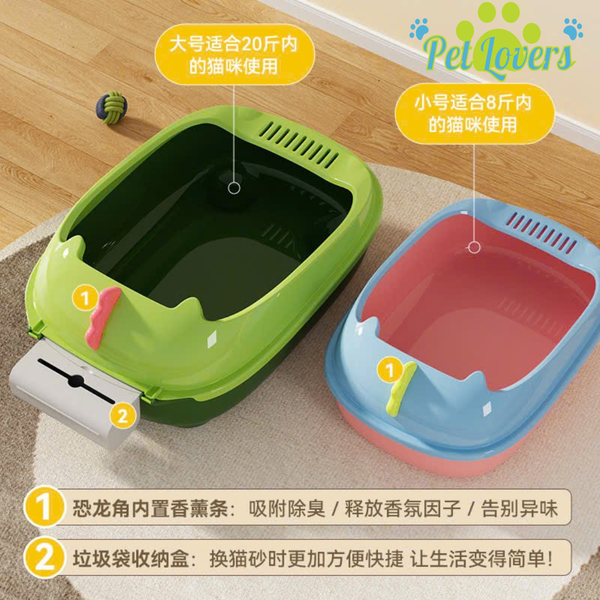 Thau cát khủng long phối màu