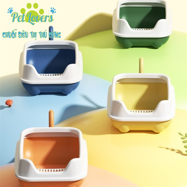 Thau cát 4 màu đuôi mèo 53*39*20cm