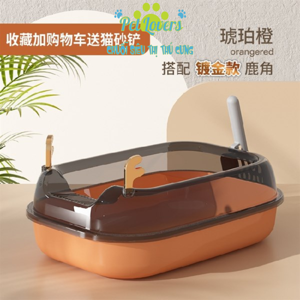 Thau cát vuông tai tuần lộc 50*36*18cm