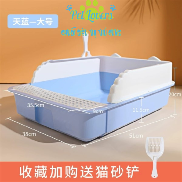 Thau cát vuông 4 màu 51*38*20cm