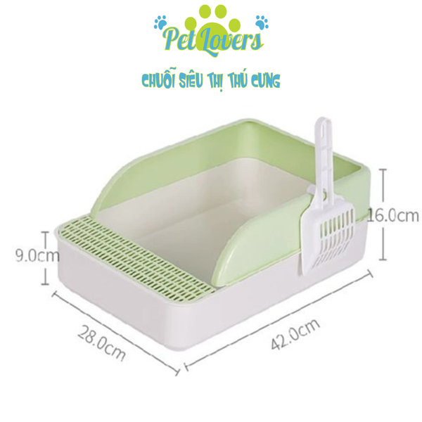 Thau cát vuông viền xanh size 42, 50cm