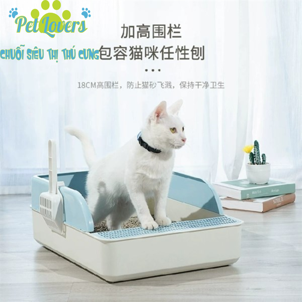 Thau cát vuông viền xanh size 42, 50cm