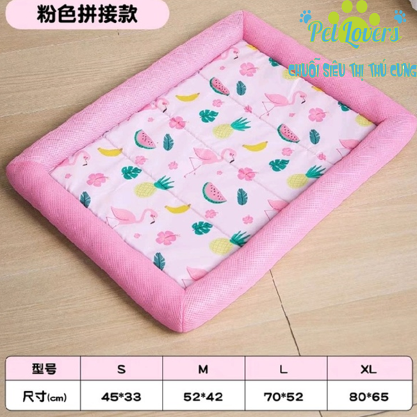 Tấm lót ổ nằm chó mèo chữ nhật màu 50*40cm