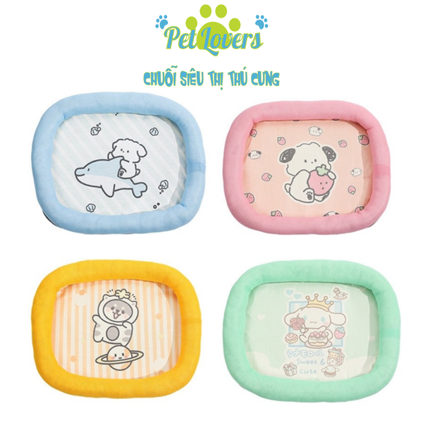 Tấm lót làm mát hoạt hình 4 màu 42*52cm