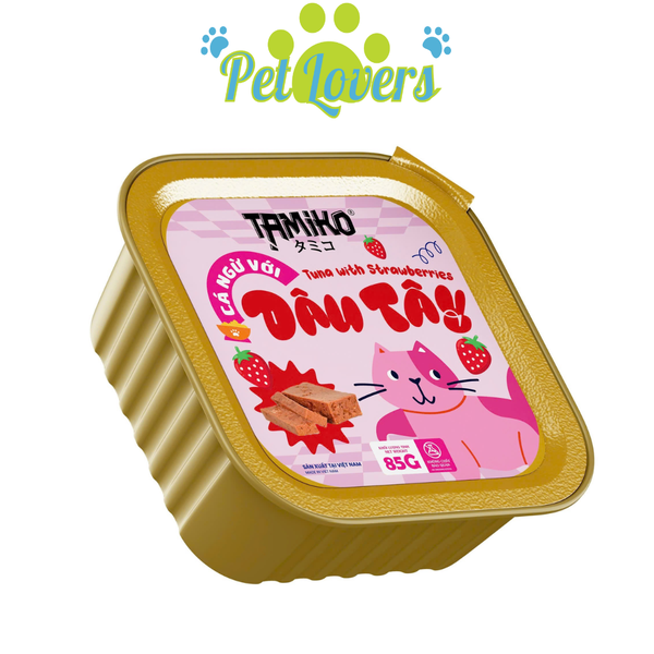 Pate Tamiko mèo mix cá ngừ 85g