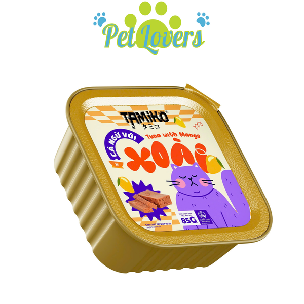Pate Tamiko mèo mix cá ngừ 85g
