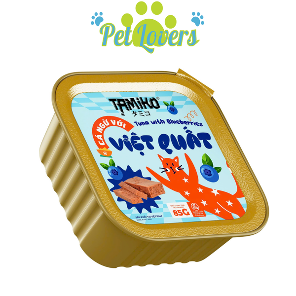 Pate Tamiko mèo mix cá ngừ 85g