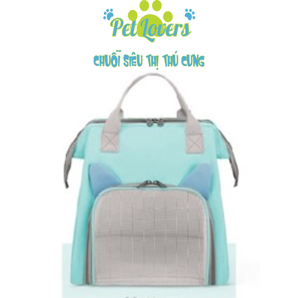 Túi xách lưới thoáng khí tai mèo chữ nhật