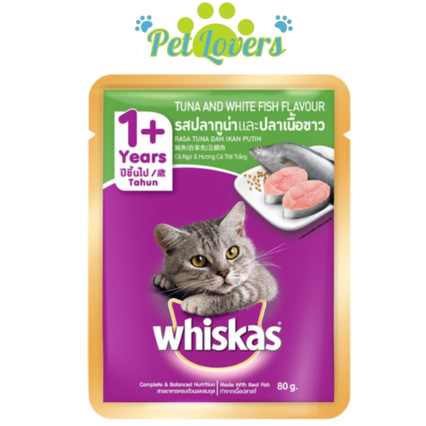 Pate Whiskas cho mèo trưởng thành 80g