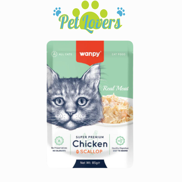 Pate Wanpy cho mèo vị gà 85g
