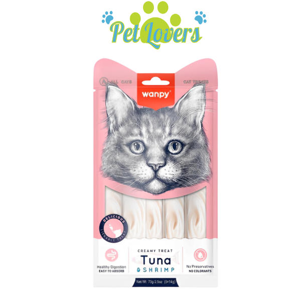 Súp thưởng Wanpy cho mèo mix vị 5*14g