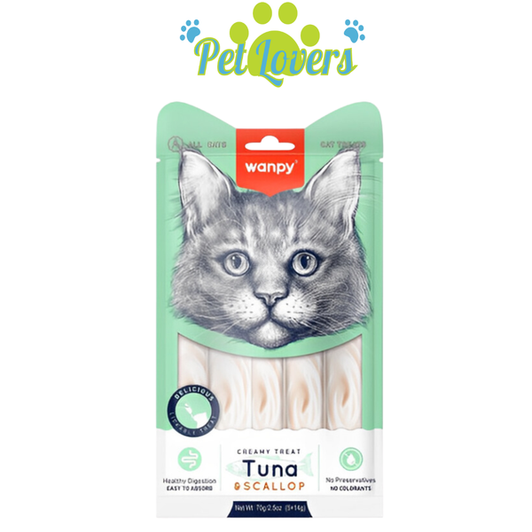 Súp thưởng Wanpy cho mèo mix vị 5*14g