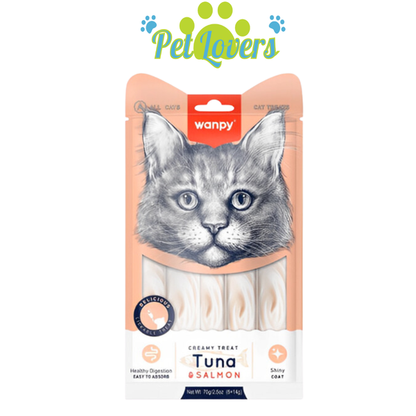 Súp thưởng Wanpy cho mèo mix vị 5*14g