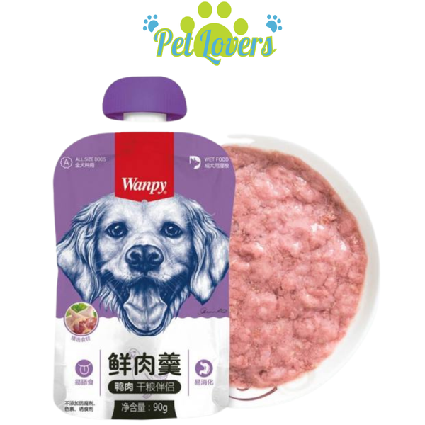 Súp thưởng Wanpy nắp vặn cho chó 90g