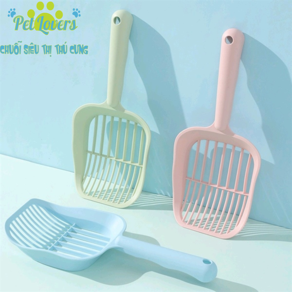 Xẻng xúc cát mèo 3 màu