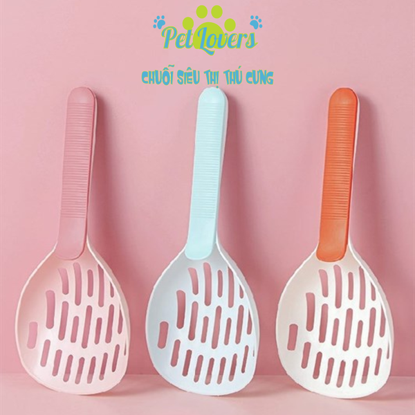 Xẻng xúc cát mèo phối màu