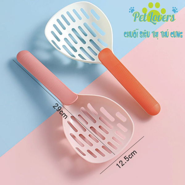 Xẻng xúc cát mèo phối màu