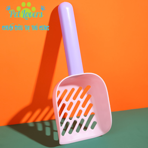 Xẻng xúc cát mèo phối màu đơn giản