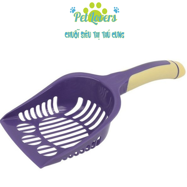 Xẻng xúc cát mèo màu tím