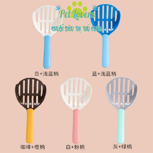 Xẻng xúc cát phối màu xinh xắn