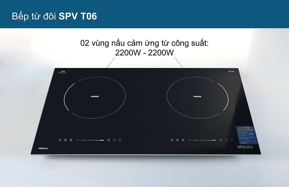 Bếp Từ SPELIER Đôi - SPV T06
