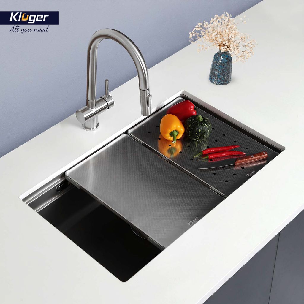 Bồn Rửa Chén KLUGER KWU8161FS-S76 PLUS