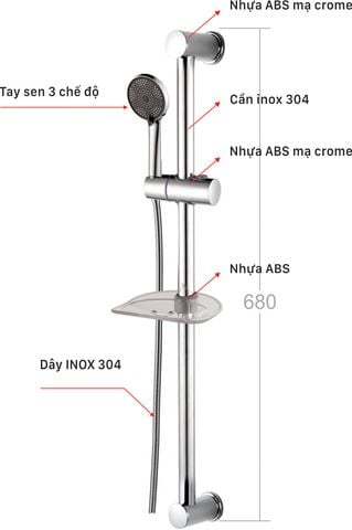 Bộ Thanh Trượt Tay Sen BTS-10