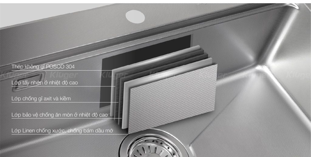 Bồn Rửa Chén KLUGER KU8121S-S68