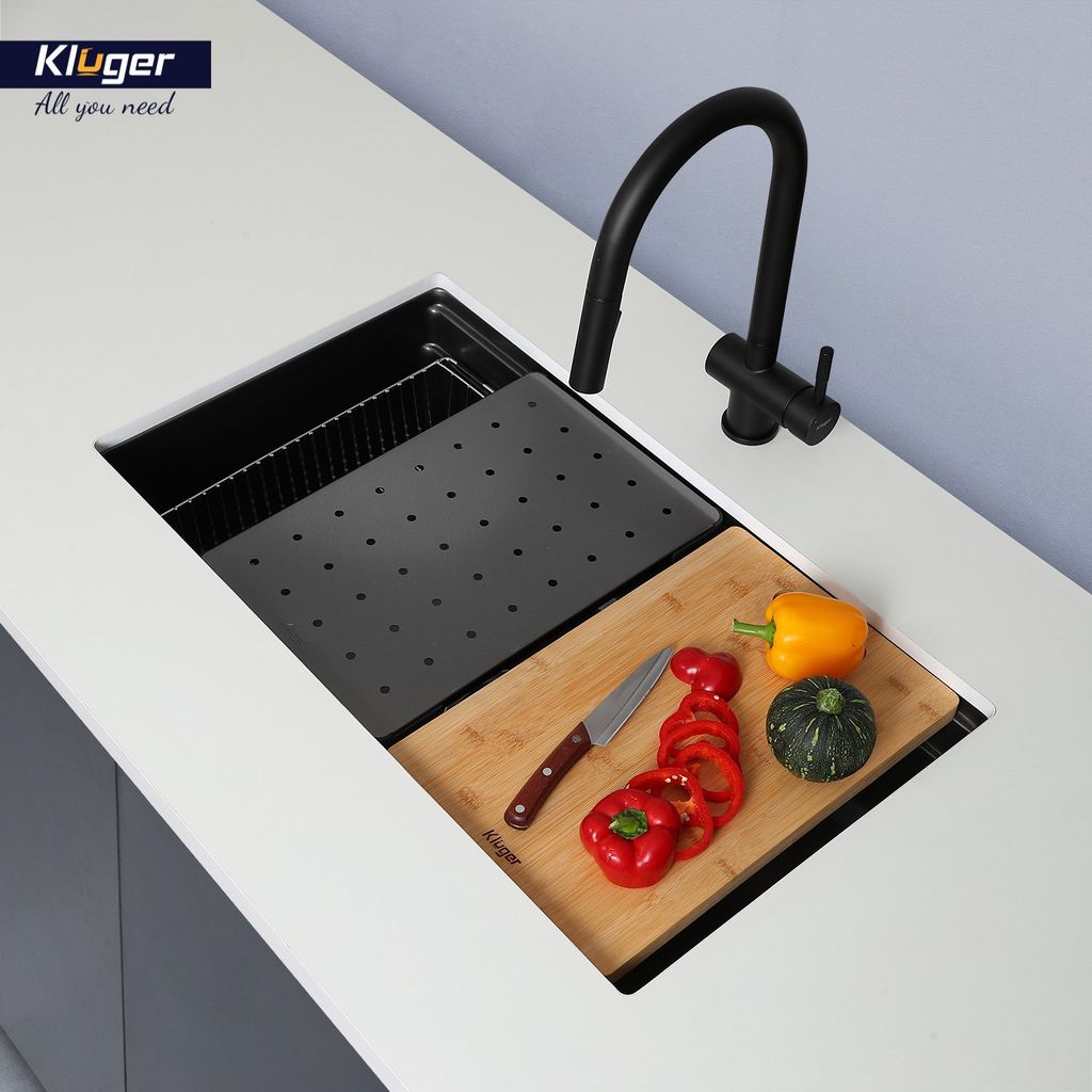 Bồn Rửa Chén KLUGER KWU8161FB-S76 PLUS