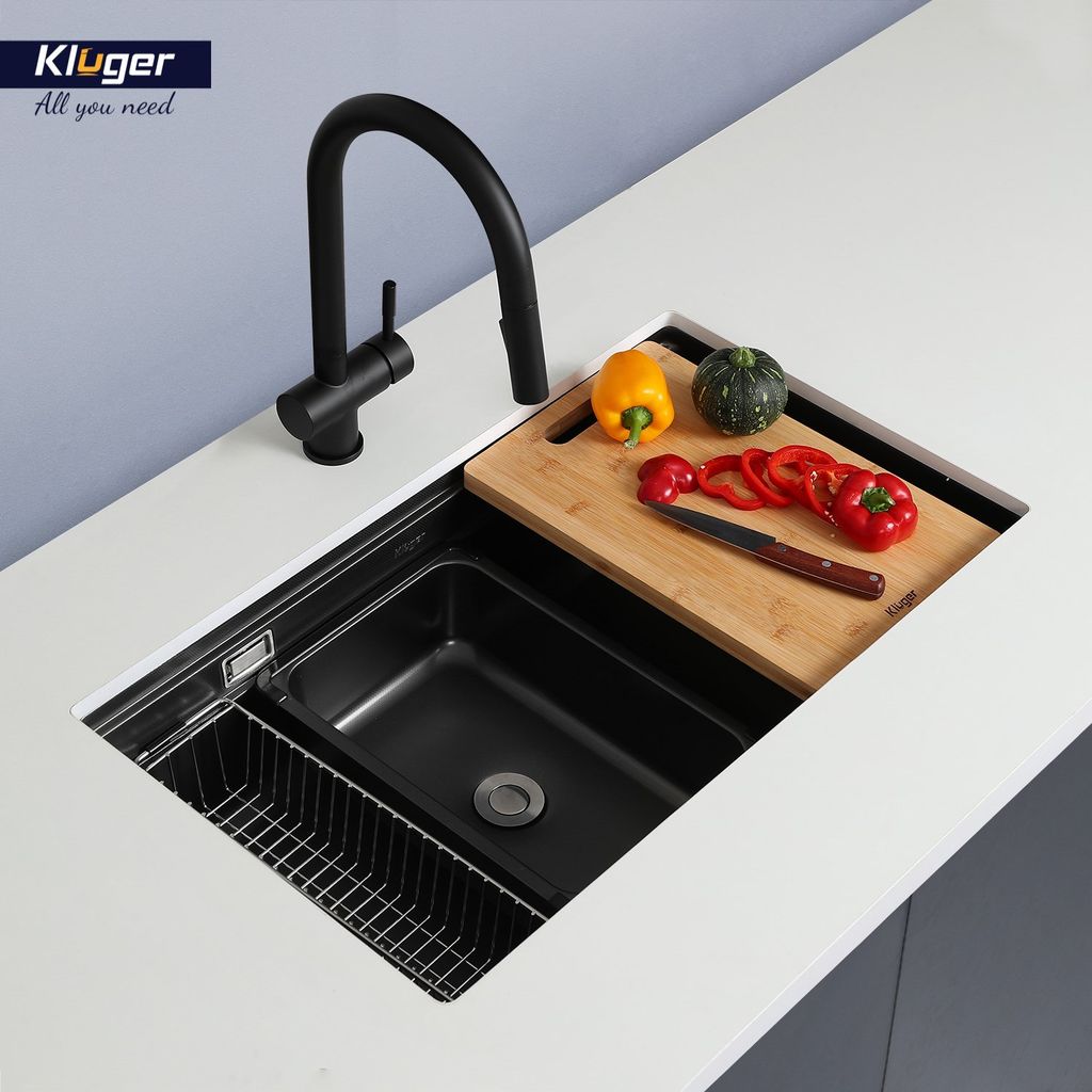 Bồn Rửa Chén KLUGER KWU8161FB-S76 PLUS