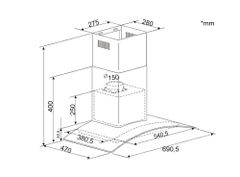 Máy Hút Mùi Bếp Việt - Dann DA70LS