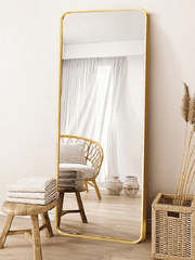 Gương GLS Body Viền Nhôm Màu Vàng Gold GLS-F12R70