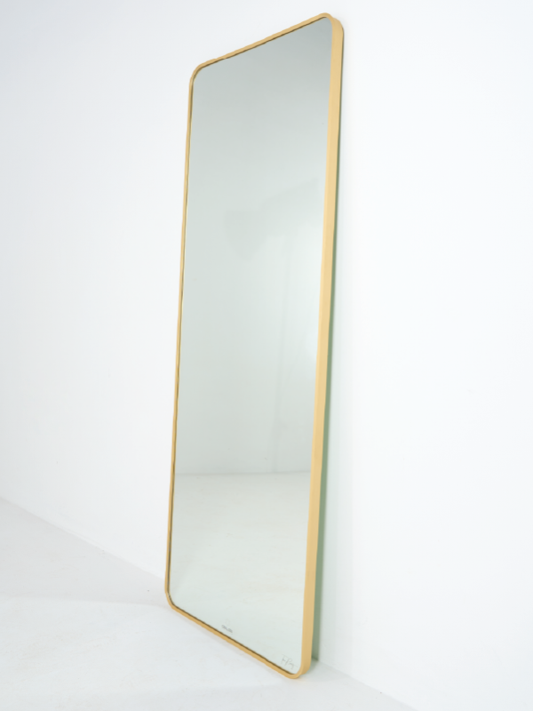 Gương GLS Body Viền Nhôm Màu Vàng Gold GLS-F12R70