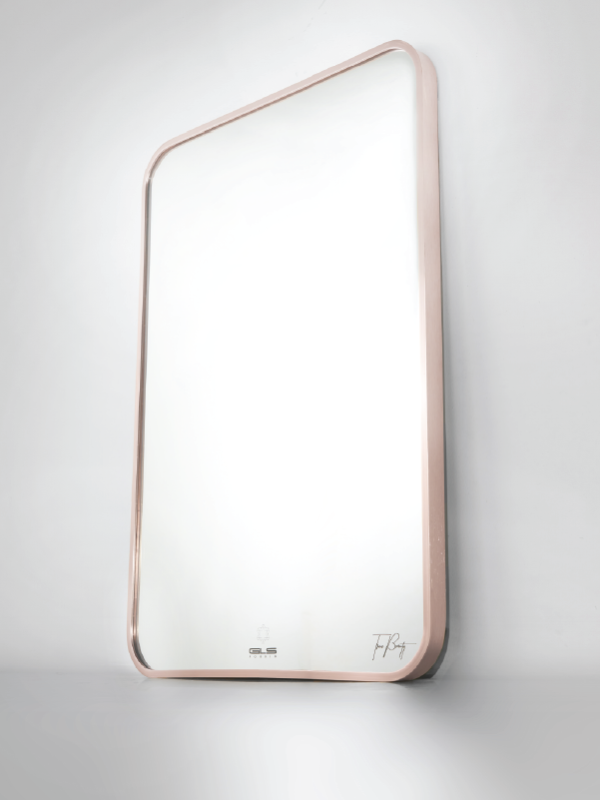Gương GLS Chữ Nhật Viền Nhôm Màu Champagne GLS-F14R30