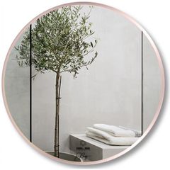 Gương GLS Tròn Viền Nhôm Màu Champagne GLS-F14C80